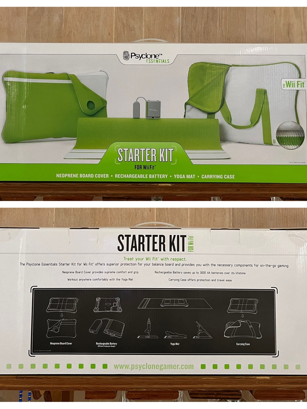 Psyclone Essentials Starter Kit for Wii Fit - Green